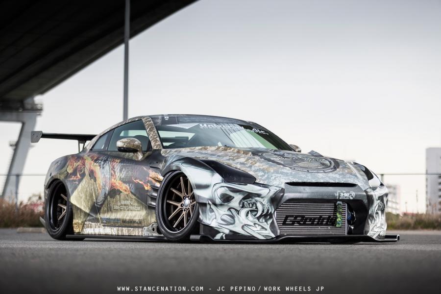 Nissan GT-R Godzilla by Ben Sopra '2014